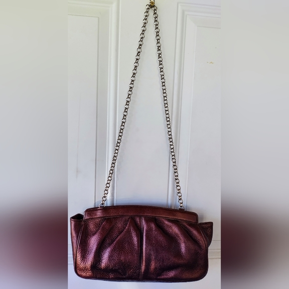 Kate Landry Copper Leather Solid Handbag! - Picture 10 of 16
